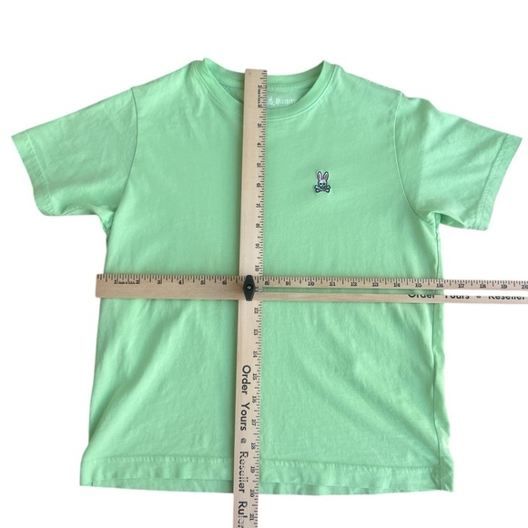 Psycho Bunny Mint Green Embroidered Logo Short Sleeve Crewneck T-Shirt - Picture 6 of 9